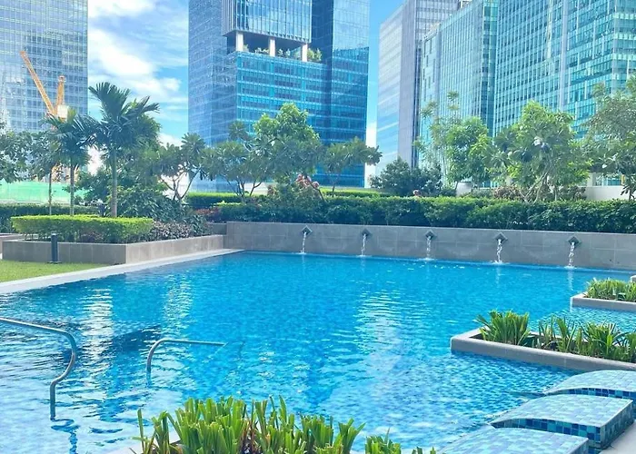Apartamento Bright 2-bedroom With Pool In Bgc Uptown *